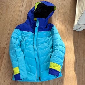 KJUS Kids Blue and Yellow Jacket - size 140